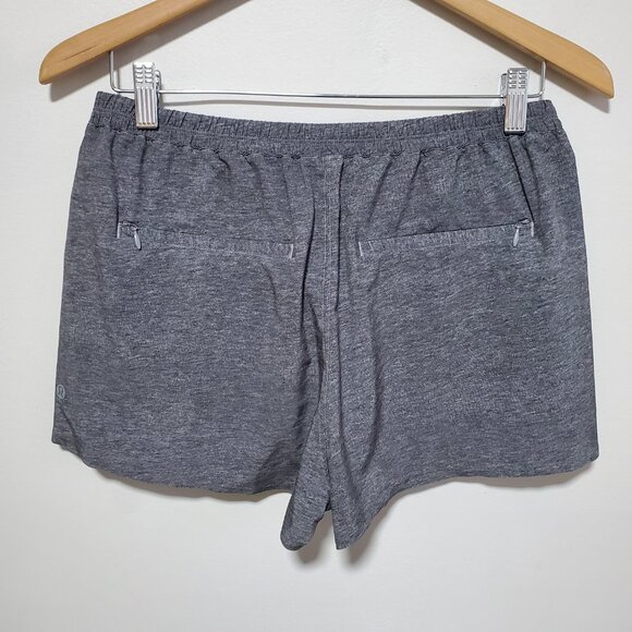 LULULEMON &go Endeavor Shorts 2" Swift Ultra Pleated Heathered Grey Women's 8 - Picture 7 of 15